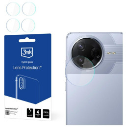 Szkło na obiektyw aparatu 3mk Lens Protection do Xiaomi Poco F7 Pro, 4szt