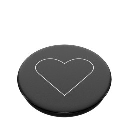 Popsockets 2 White Heart Black 800667 uchwyt i podstawka do telefonu - standard