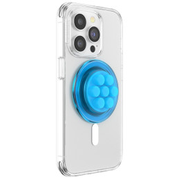 Uchwyt i podstawka do telefonu Popsockets Translucent FG-Popper MagSafe niebieski 807325