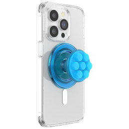 Uchwyt i podstawka do telefonu Popsockets Translucent FG-Popper MagSafe niebieski 807325