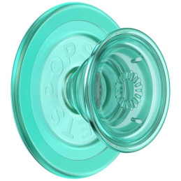 Uchwyt i podstawka do telefonu Popsockets Translucent MagSafe miętowy 807029