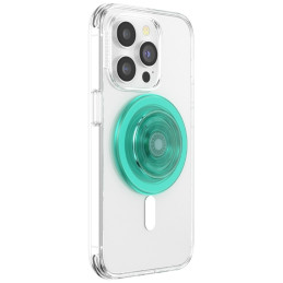 Uchwyt i podstawka do telefonu Popsockets Translucent MagSafe miętowy 807029