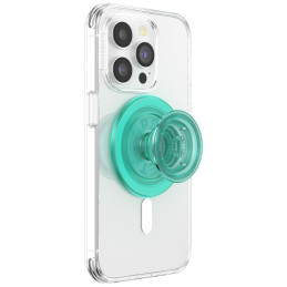 Uchwyt i podstawka do telefonu Popsockets Translucent MagSafe miętowy 807029