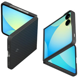 Etui Spigen AirSkin Aramid do Galaxy Z Flip7 czarny