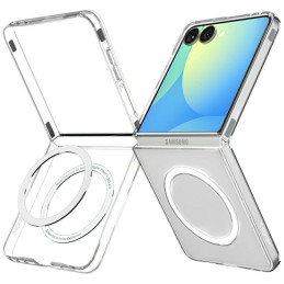 Etui Spigen AirSkin Mag MagSafe do Galaxy Z Flip7 przezroczysty