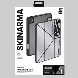Etui z funkcja podstawki Skinarma Kira Kobai do iPad Pro 11" (M4) chrome