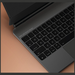 Etui UNIQ Venno Pro Magnetic Smart z klawiaturą do iPad Pro 11" M4 caramel