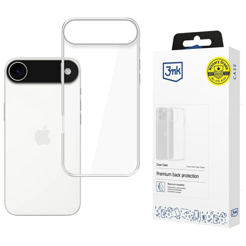 Etui 3MK Clear Case do iPhone Air, przezroczyste