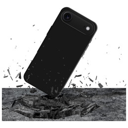 Etui 3MK Silicone Case do  iPhone Air, czarne