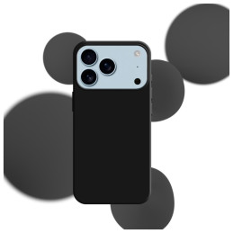 Etui 3MK Silicone Case do  iPhone 17 Pro Max, czarne