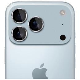 Ochrona na obiektyw aparatu 3MK Lens Protection Pro do iPhone 17 Pro /17 Pro Max, srebrne