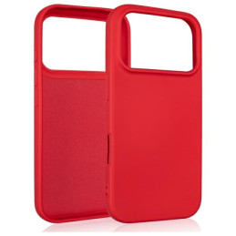 Etui Beline Silicone do iPhone 17 Pro czerwony