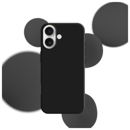 Etui 3MK Silicone Case do iPhone 17, czarne