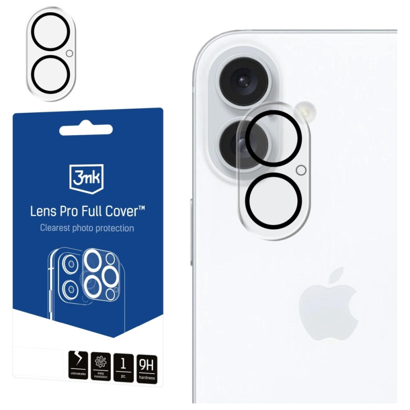 Pancerna ochrona aparatu 3MK Lens Pro Full Cover do iPhone 17