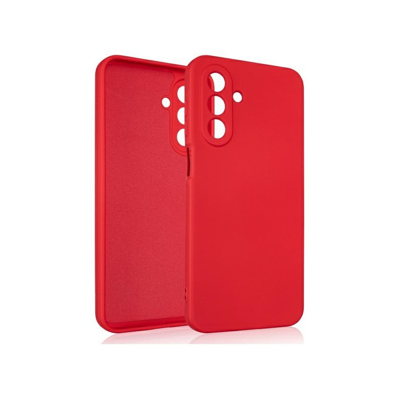 Etui Beline Silicone do Galaxy A17 4G czerwony