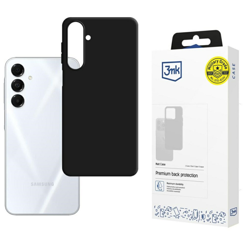 Etui 3MK Matt Case do Galaxy A17 5G, czarne