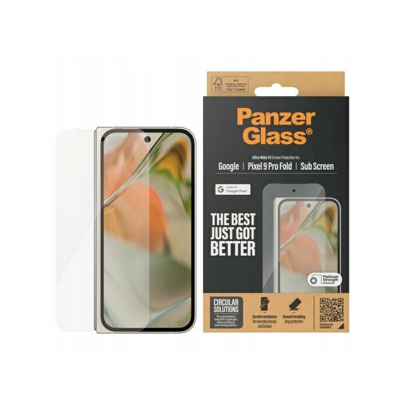 Szkło hartowane PanzerGlass Screen Protector do Google Pixel 9 Pro Fold