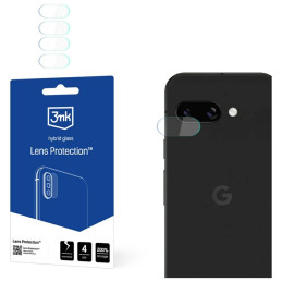 Szkło na obiektyw aparatu 3mk Lens Protection do Google Pixel 9A, 4szt
