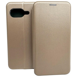 Etui Beline Book Magnetic do Pixel 9a, złote