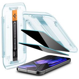 Szkło prywatyzujące Spigen Glas.TR EZ FIT Privacy do Google Pixel 9/9 Pro, 2 sztuki