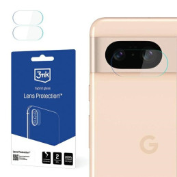 Szkło na obiektyw aparatu 3mk Lens Protection do Google Pixel 8 5G, 4szt