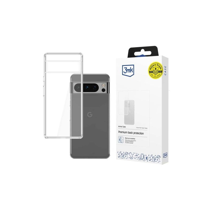 Etui 3MK Armor Case do Google Pixel 8 5G, przezroczyste