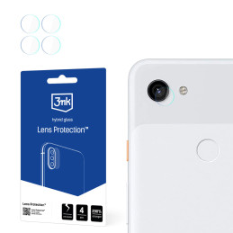 Szkło na obiektyw aparatu 3mk Lens Protection do Google Pixel 3a XL, 4szt