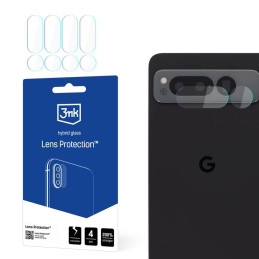 Szkło na obiektyw aparatu 3mk Lens Protection do Google Pixel Fold (front), 4szt
