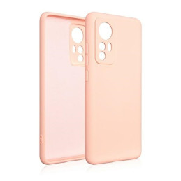 Etui Beline Silicone do Xiaomi 12 różowo-złote