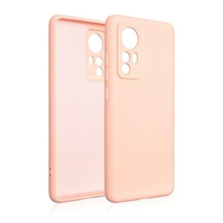 Etui Beline Silicone do Xiaomi 12 różowo-złote