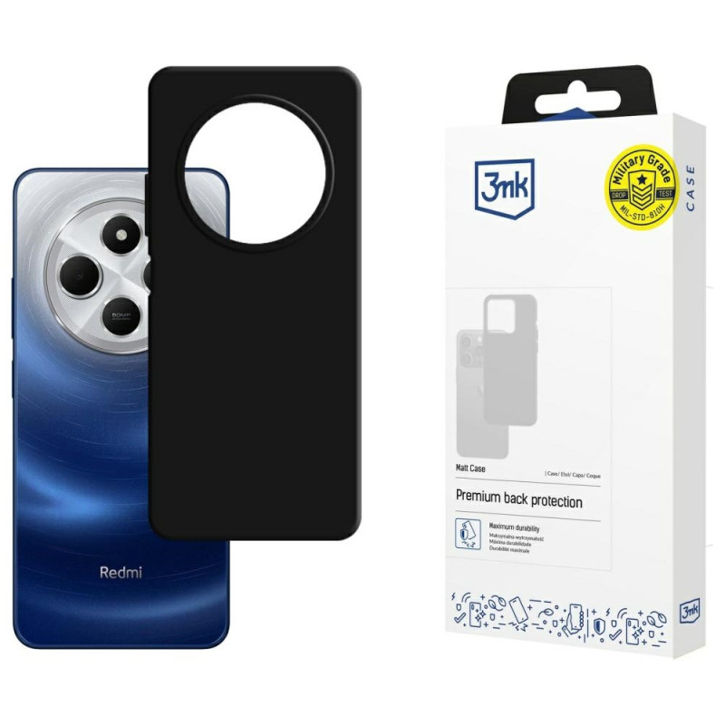 Etui 3MK Matt Case do Xiaomi Redmi 14C / Redmi A4 5G, czarne