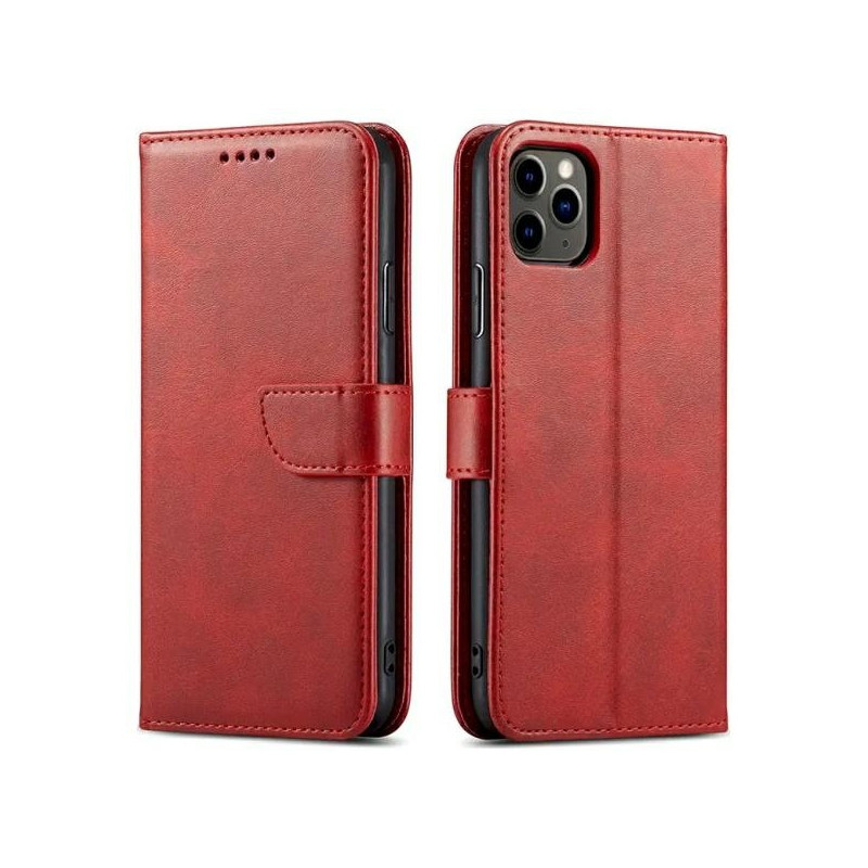 Etui bookcase Marv Wallet do Xiaomi Redmi 13C, czerwone