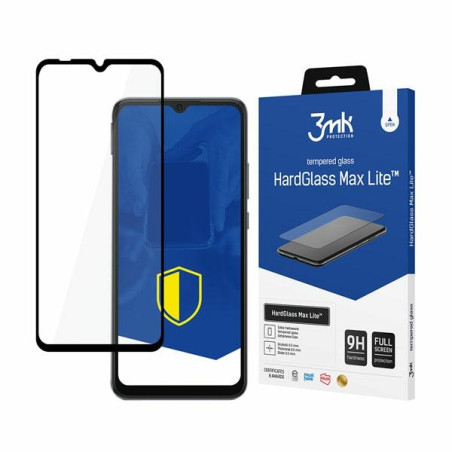 Szkło hartowane 3MK HardGlass Max Lite do Xiaomi Redmi 10C, czarna ramka