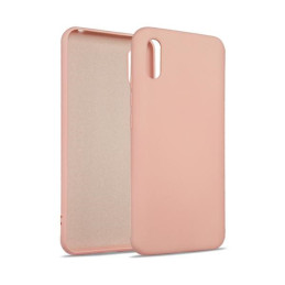 Etui Beline Silicone do Xiaomi Redmi 10A różowo-złote