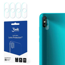 Szkło na obiektyw aparatu 3mk Lens Protection do Xiaomi Redmi 9A, 4szt
