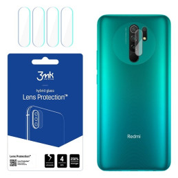 Szkło na obiektyw aparatu 3mk Lens Protection do Xiaomi Redmi 9, 4szt