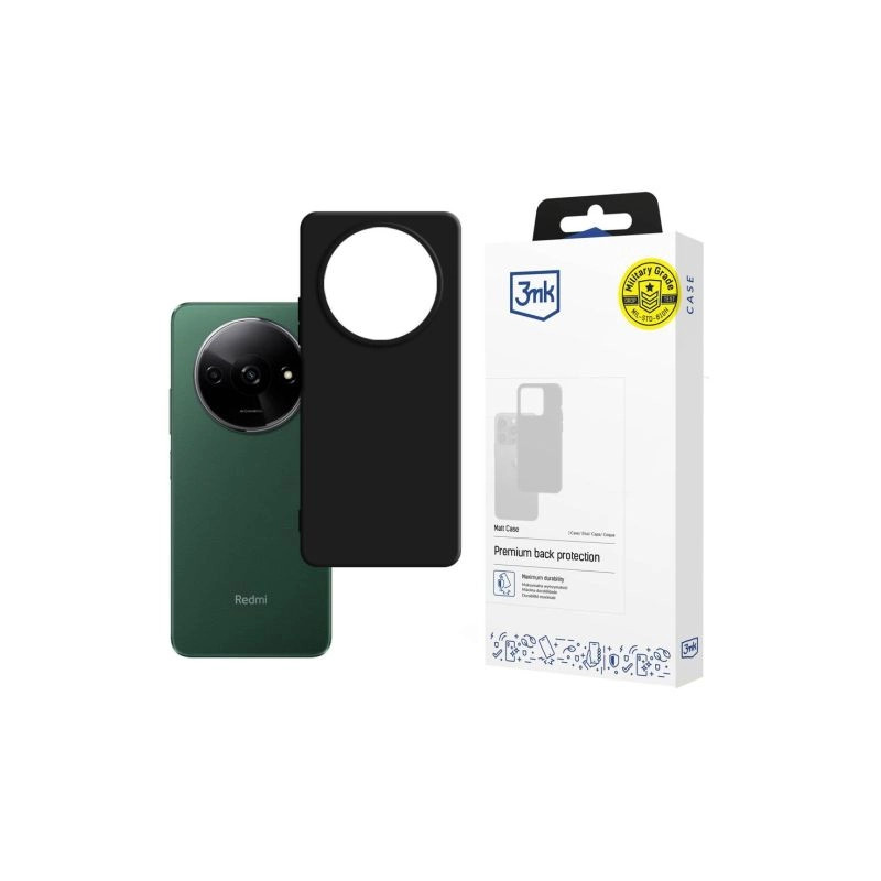 Etui 3MK Matt Case do Xiaomi Redmi A3, czarne