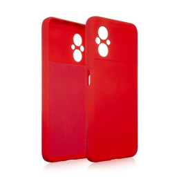 Etui Beline Silicone do Xiaomi Poco M5 czerwone