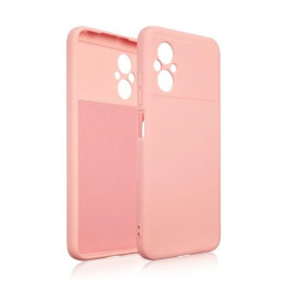 Etui Beline Silicone do Xiaomi Poco M5 różowo-złote