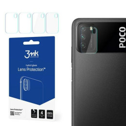 Szkło na obiektyw aparatu 3mk Lens Protection do Xiaomi Poco M3, 4szt