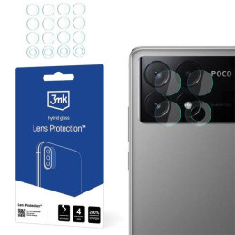 Szkło na obiektyw aparatu 3mk Lens Protection do Poco X6 Pro 5G, 4szt