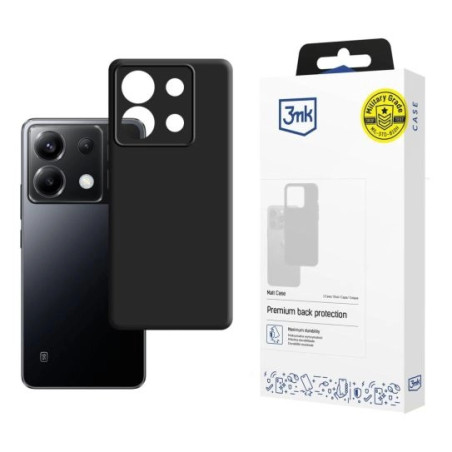 Etui 3MK Matt Case do Poco X6 5G, czarne