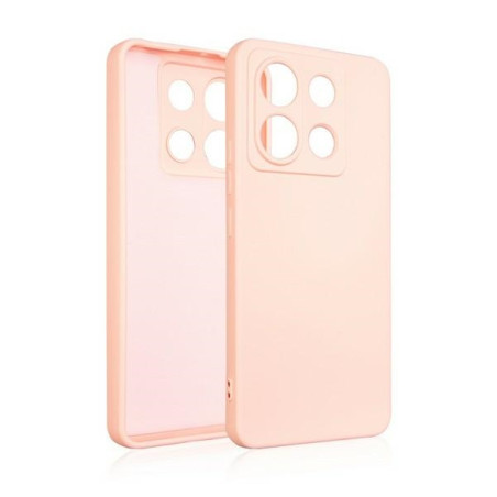 Etui Beline Silicone do Poco X6 różowo-złote