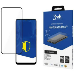 Szkło Hartowane 3MK HardGlass Max do Xiaomi Redmi Note 12 / POCO X5, czarny/black, Fullscreen Glass