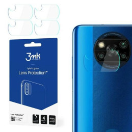 Szkło na obiektyw aparatu 3mk Lens Protection do Xiaomi Poco X3, 4szt