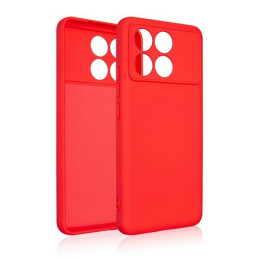 Etui Beline Silicone do Xiaomi Poco F6 Pro czerwone