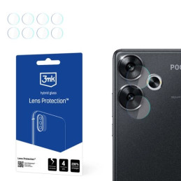 Szkło na obiektyw aparatu 3mk Lens Protection do Poco F6, 4szt