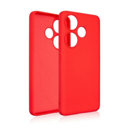 Etui Beline Silicone do Xiaomi Poco F6 czerwone