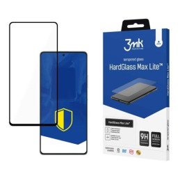 Szkło hartowane 3MK HardGlass Max Lite do Poco F5 Pro, czarna ramka