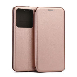 Etui Beline Book Magnetic do Xiaomi Redmi Note 13 Pro 5G różowo-zlote